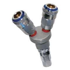 THB 2-WAY \'Y\' INLINE MANIFOLD - 1/4IN